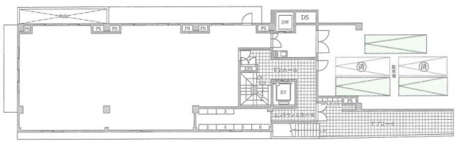 ステーションエル1F 間取り図