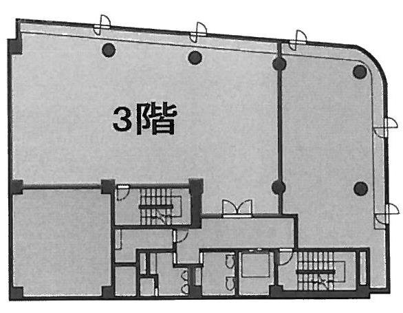 OS築地ビルB 間取り図