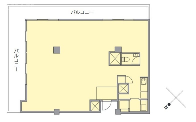 フラット青山403 間取り図