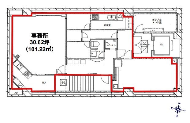 第2秩父屋ビルB1F 間取り図