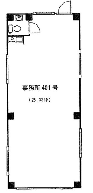 岡埜ビル401 間取り図