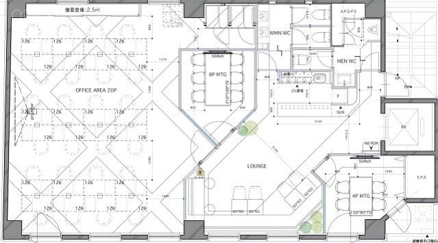 THE GATE 茅場町5F 間取り図