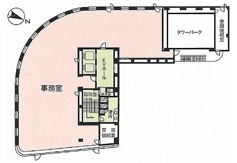 赤坂ノアビル4F 間取り図