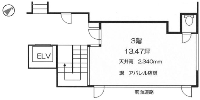 原宿ベルピアビル304 間取り図