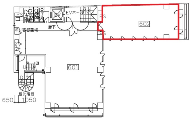 D‘s VARIE神田錦町602 間取り図