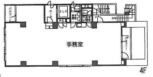 乗物町中央ビル4F 間取り図