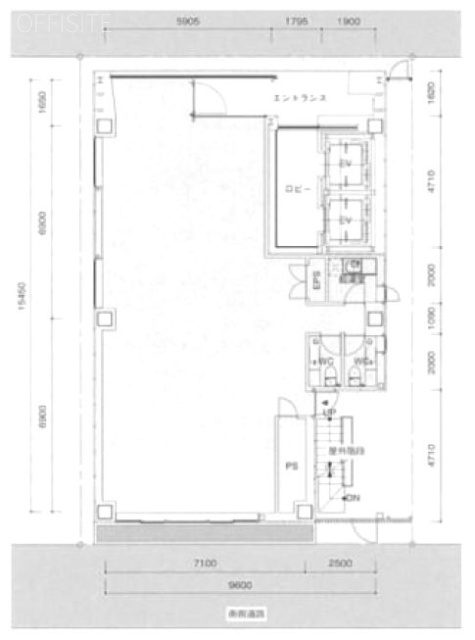 DAI3銀座本社ビル1F 間取り図