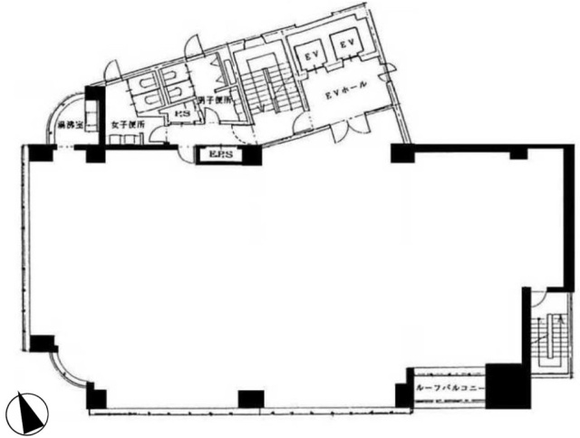 東麻布ISビル3F 間取り図