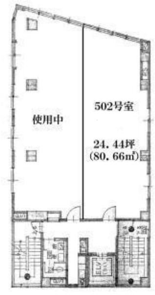 加瀬ビル101502 間取り図