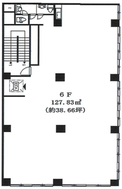 喜助神田西口ビル603 間取り図