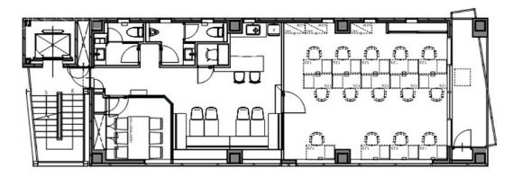 JP-BASE渋谷4F 間取り図