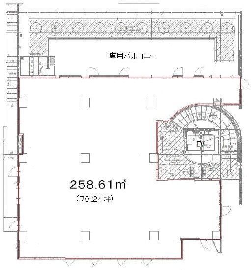 石神井台クリニックモールビル3F 間取り図