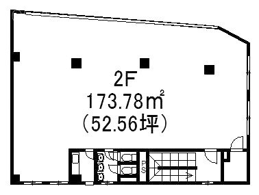 金子ビル2F 間取り図