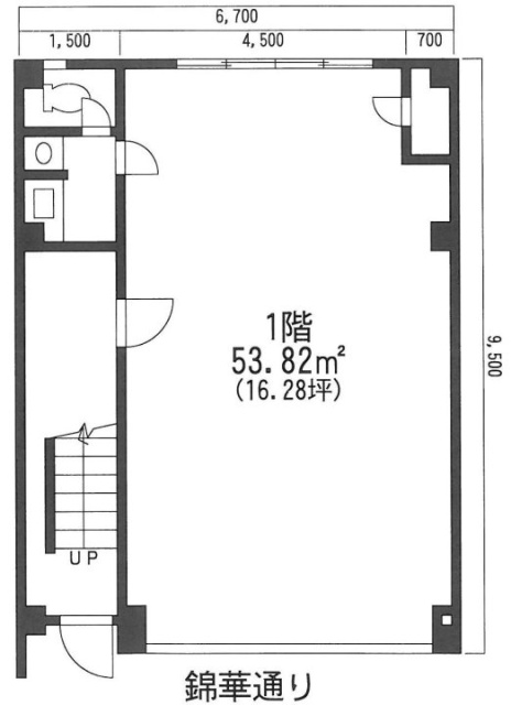 根岸ビル1F 間取り図