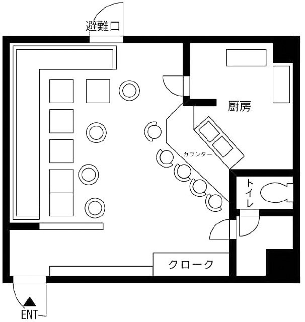 ベルビル馬車道B 間取り図