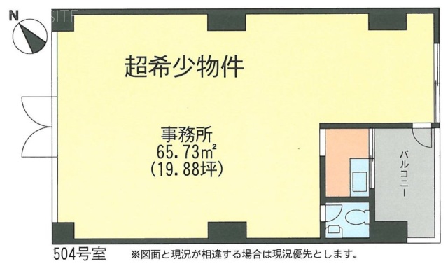 中目黒アリーナ504 間取り図