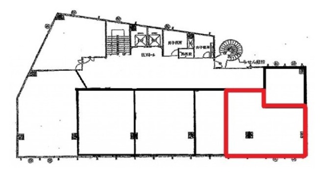 柳屋ビルB1F 間取り図