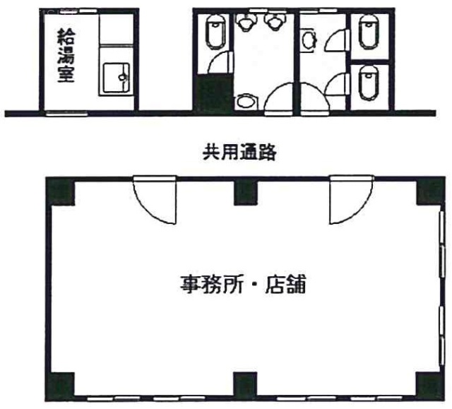 ミナトビル東 間取り図