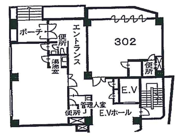 明芳ビル302 間取り図