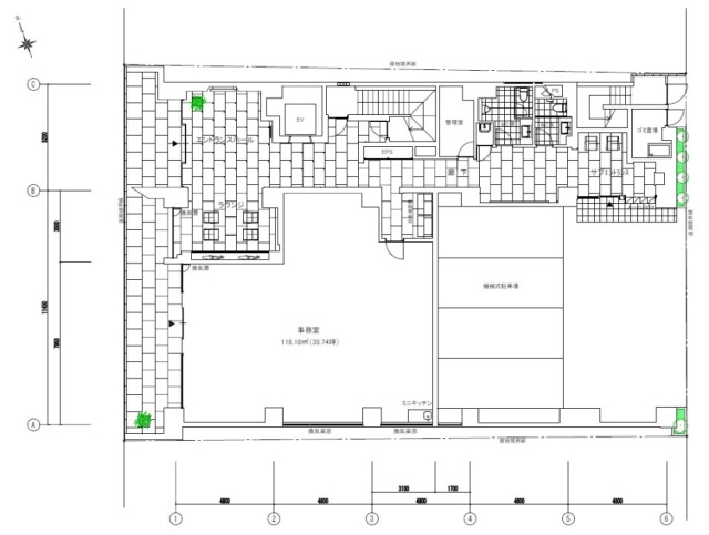 大森プラザビル1F 間取り図