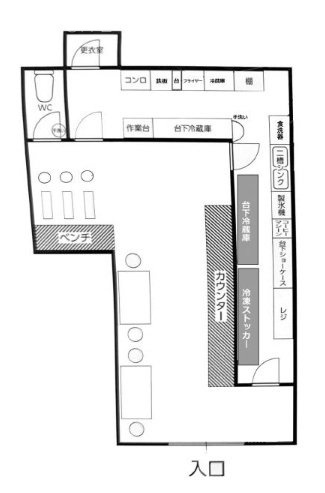 M・Kビル1F 間取り図