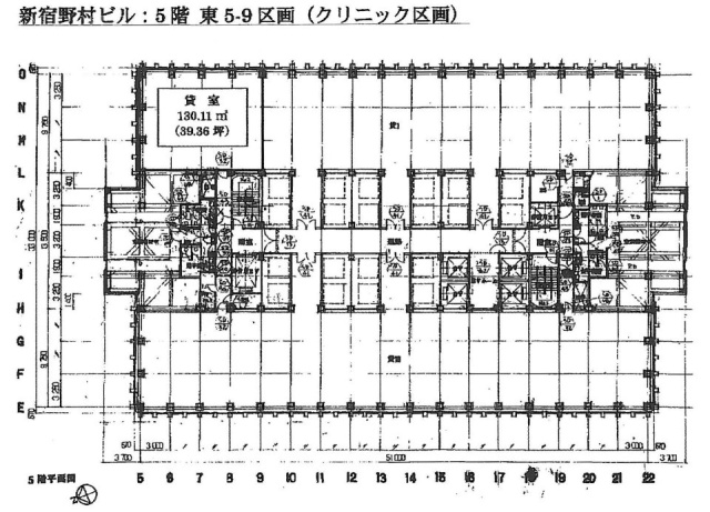 新宿野村ビル東 間取り図