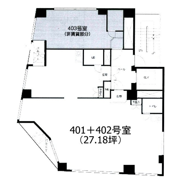ミナミビル401・402 間取り図