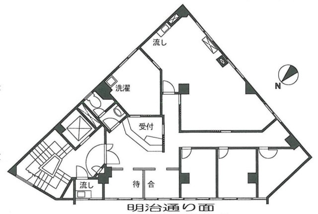 安藤ビル3F 間取り図
