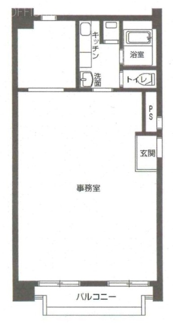 グランドマンション原宿7F 間取り図
