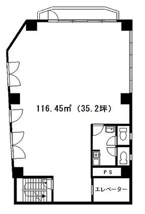 マニフィック南大井ビル6F 間取り図