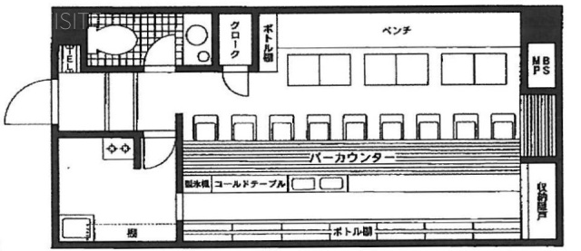 バルミー六本木ビル103 間取り図