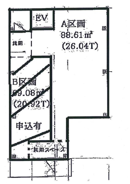 三軒茶屋アールシティビルA 間取り図