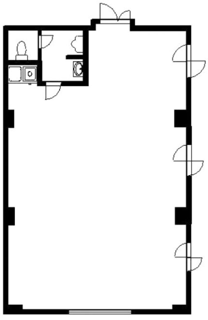 木村ビルB1F 間取り図