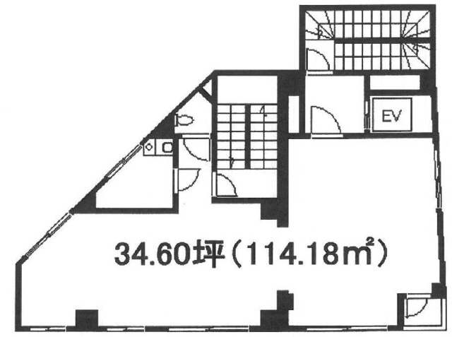 平凡立教前ビル3F 間取り図