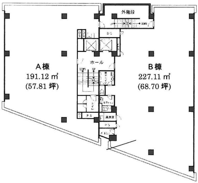 東照ビルB棟 間取り図
