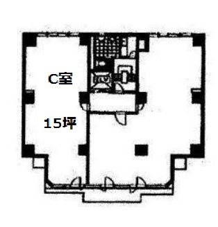 第六文成ビルC 間取り図