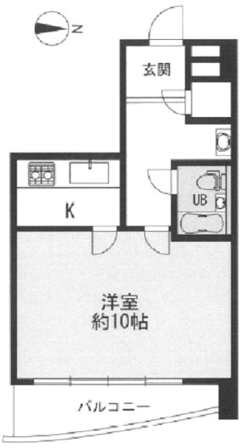 山京半蔵門パレス602 間取り図