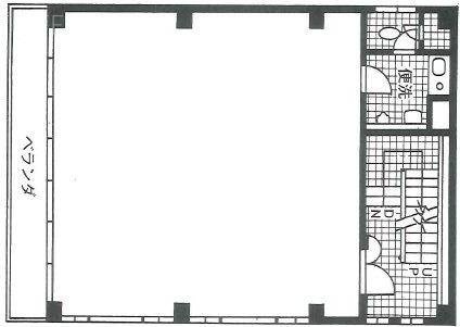 畑戸ビル1F 間取り図