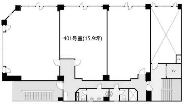 サンビル401 間取り図