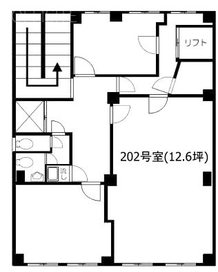 平和ビル202 間取り図