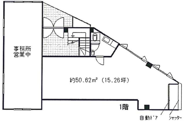 ニチエイマンションビル1F 間取り図