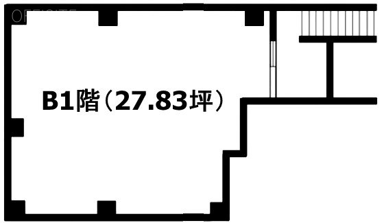 銀鈴堂ビルB1F 間取り図