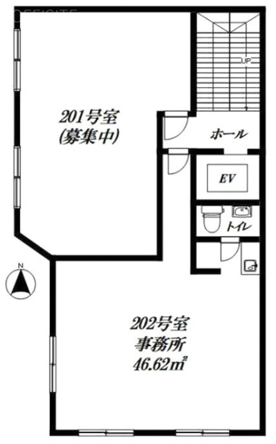 かつむハイム202 間取り図