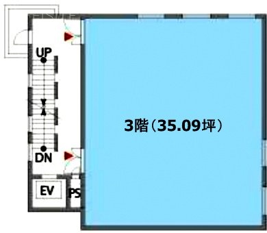EBISU-HILLSビル3F 間取り図