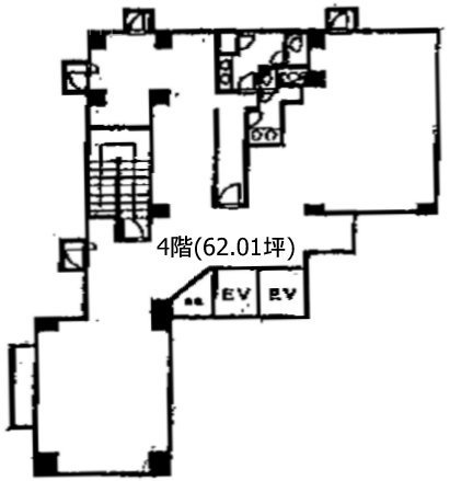 辰巳ビルA 間取り図