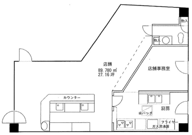 新横浜AKビル1F 間取り図