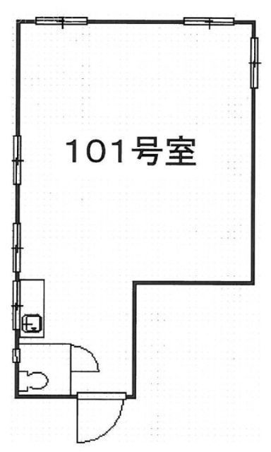共立麹町ビル101 間取り図