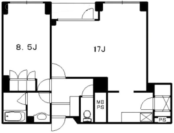 エルプリメント新宿253 間取り図