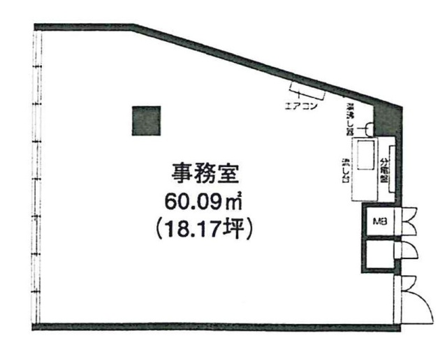 カサヴェール桜ヶ丘ビル201 間取り図