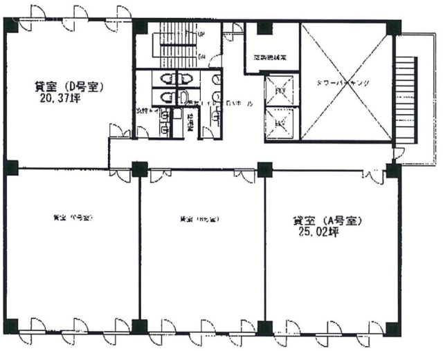 ステートビル横浜D 間取り図